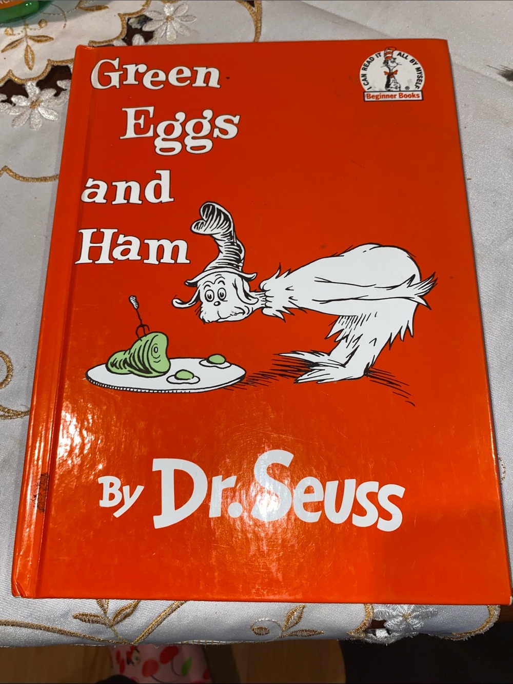 Dr. Seuss Bright Orange "Green Eggs and Ham" Hardcover